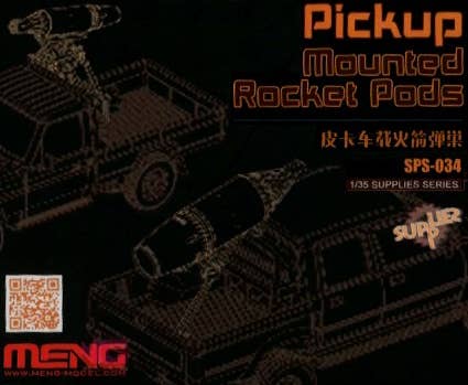 Meng 1/35 PICKUP MOUNTED ROCKET PODS (RESIN) | 4897038551194