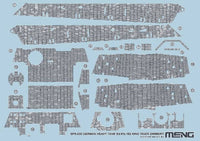 Meng 1/35 GERMAN HEAVY TANK Sd.Kfz.182 KING TIGER ZIMMERIT DECAL | 4897038551279