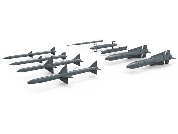 Meng 1/48 U.S. Long/Medium-Range Air-to-Air Missiles | 4897038551538
