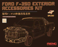 Meng 1/24 Ford F-350 Exterior Accessories Kit (Resin) | 4897038551590