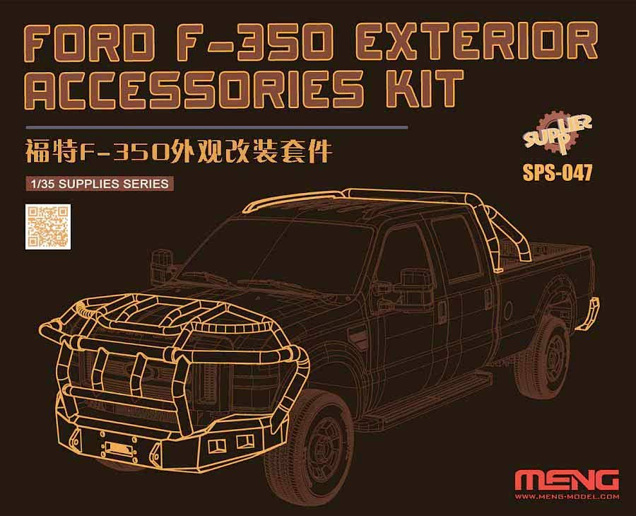 Meng 1/24 Ford F-350 Exterior Accessories Kit (Resin) | 4897038551590