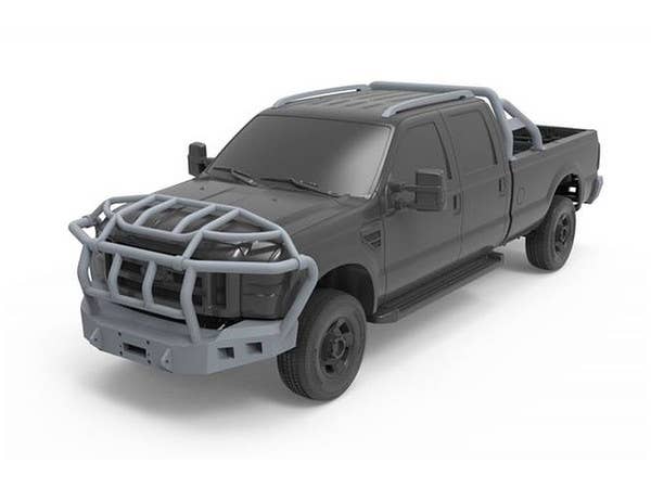 Meng 1/24 Ford F-350 Exterior Accessories Kit (Resin) | 4897038551590