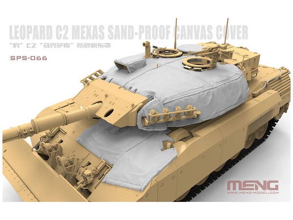 Meng 1/35 Canadian Main Battle Tank Leopard C2 MEXAS Sand-Proof Canvas Cover (RESIN) | 4897038552214