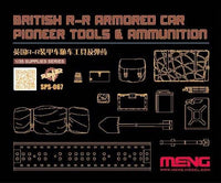 Meng BRITISH R-R ARMORED CAR PIONEER TOOLS & AMMUNITIONS (RESIN) | 4897038552313