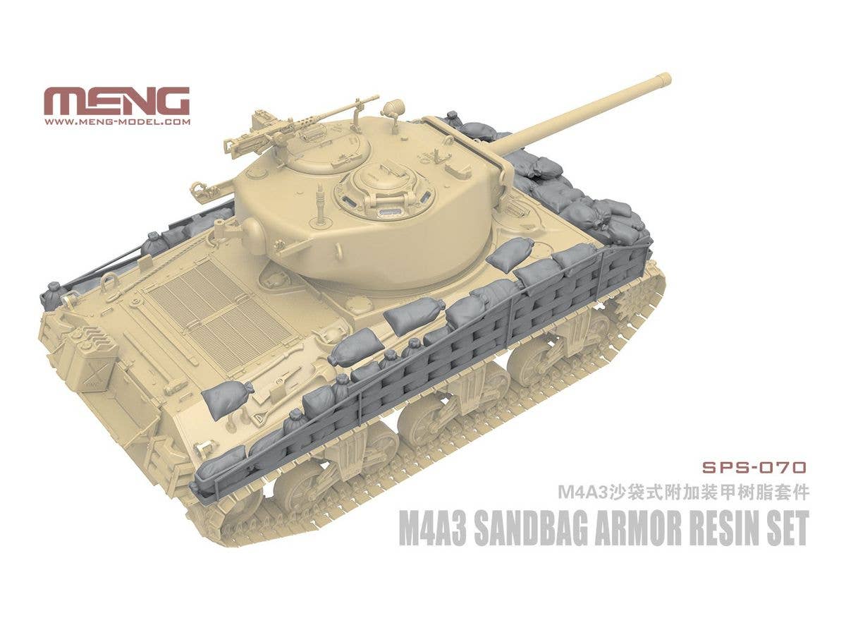 Meng 1/35 M4A3 Sandbag Armor (Resin) | 4897038552382