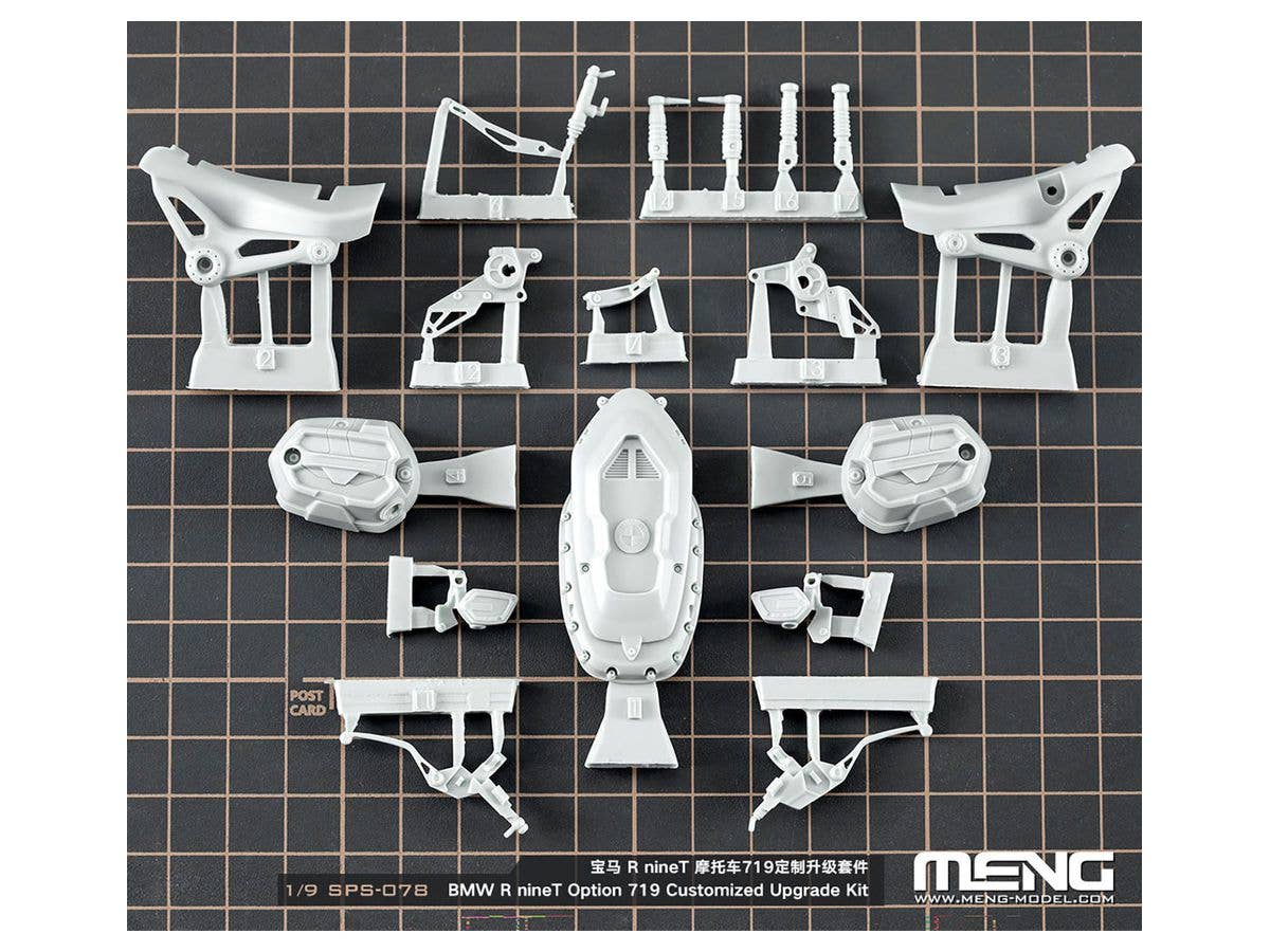 Meng 1/9 BMW R nineT Option 719 Customized Upgrade Kit (Resin) | 4897038553099