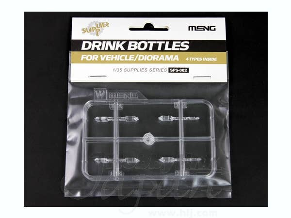 Meng 1/35 Drink Bottles for Vehicle/Diorama(4types) | 4897038550234