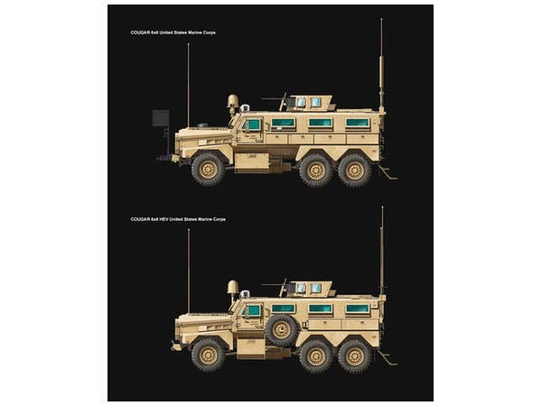 Meng 1/35 U.S. COUGAR 6_6 MRAP VEHICLE | 4897038550630