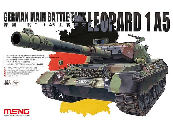 Meng 1/35 German Main Battle Tank Leopard 1 A5 | 4897038550609