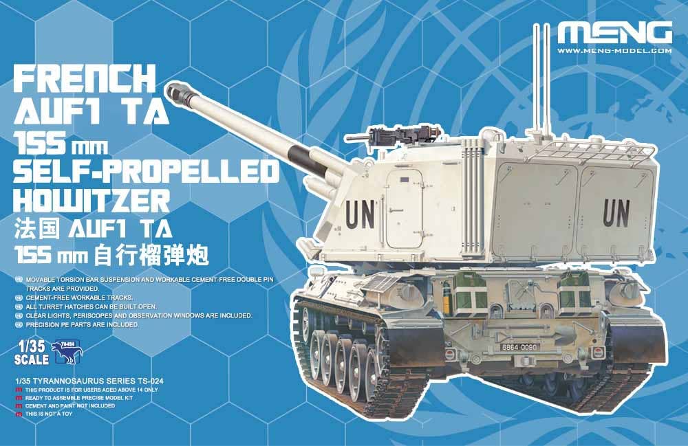 Meng 1/35 French Auf1 TA 155mm Self-Propelled Howitzer | 4897038550838