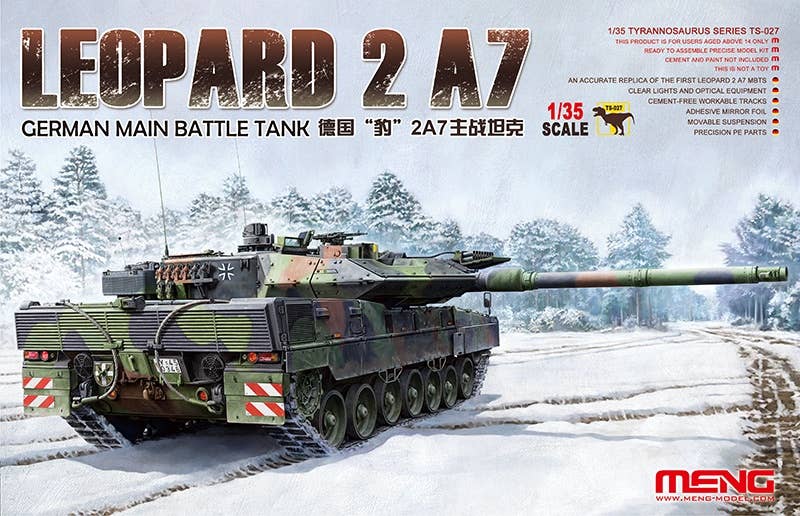 Meng 1/35 German Main Battle Tank Leopard 2 A7 | 4897038551033