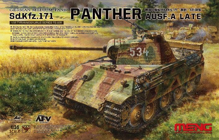 Meng 1/35 German Medium Tank Sd.Kfz.171 Panther Ausf.A Late | 4897038551675