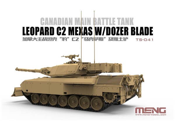 Meng 1/35 Canadian Main Battle Tank Leopard C2 MEXAS w/Dozer Blade | 4897038552207