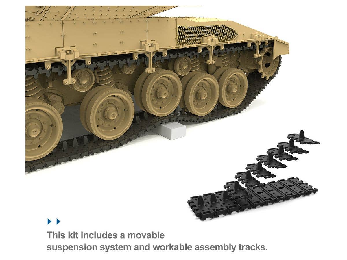 Meng 1/35 Israel Main Battle Tank Merkava Mk.4/4LIC w/Nochri-Kal Mine Roller System | 4897038552771