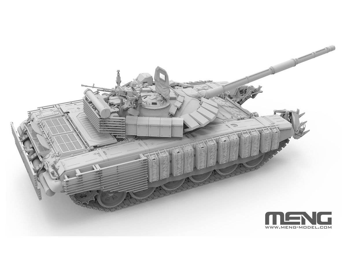 Meng 1/35 Russian Main Battle Tank T-72B3M w/ KMT-8 Mine Clearing System | 4897038553518