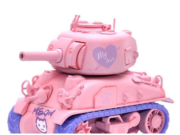 Meng M4A1 Sherman (CARTOON MODEL, PINK COLOR) | 4897038558094