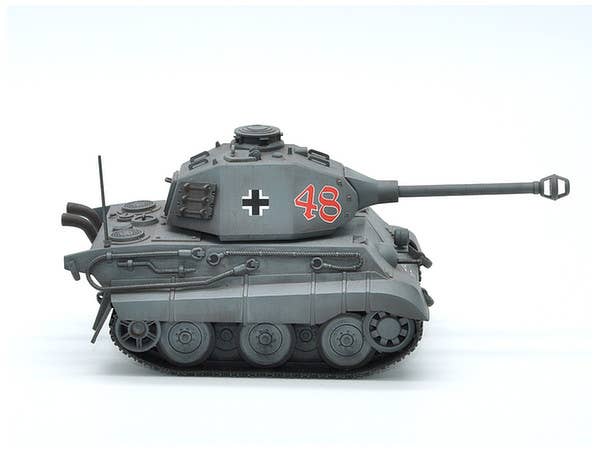Meng German Heavy Tank King Tiger (Porsche Turret) (CARTOON MODEL) | 4897038558025