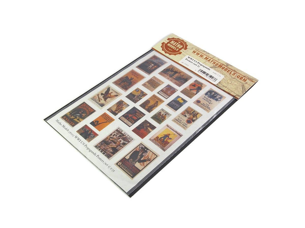 Matho 1/35 WWI US Propaganda Posters (set 1) | 5449612350038