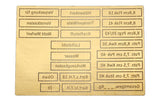 Matho 1/35 German Crate Markings (airbrush templates)