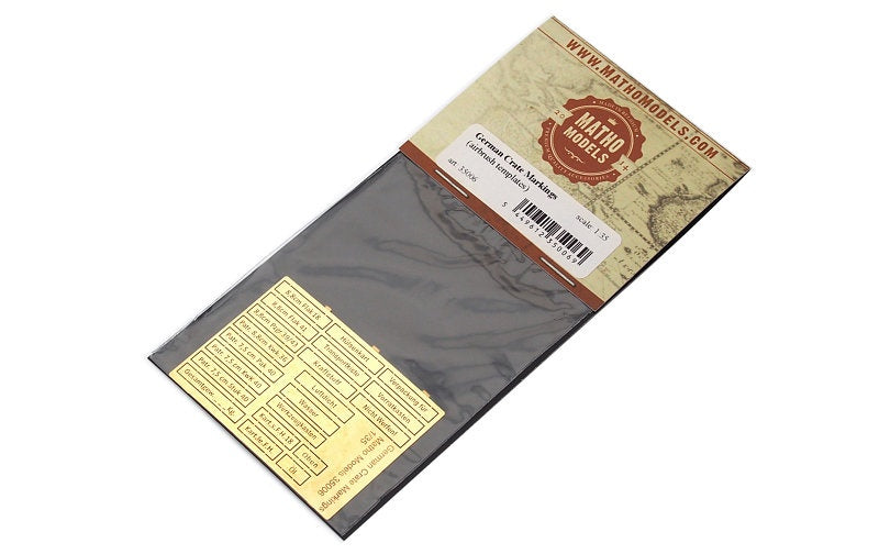 Matho 1/35 German Crate Markings (airbrush templates)