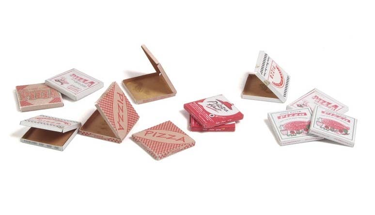 Matho 1/35 Cardboard Boxes - pizza | 5449612350571