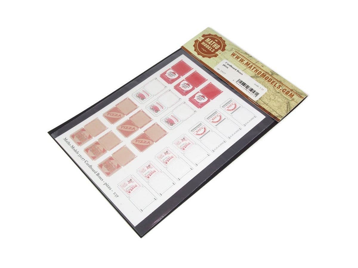 Matho 1/35 Cardboard Boxes - pizza | 5449612350571