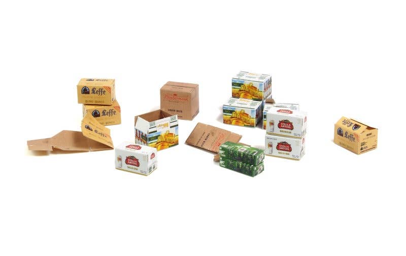 Matho 1/35 Cardboard Boxes - beer | 5449612350649