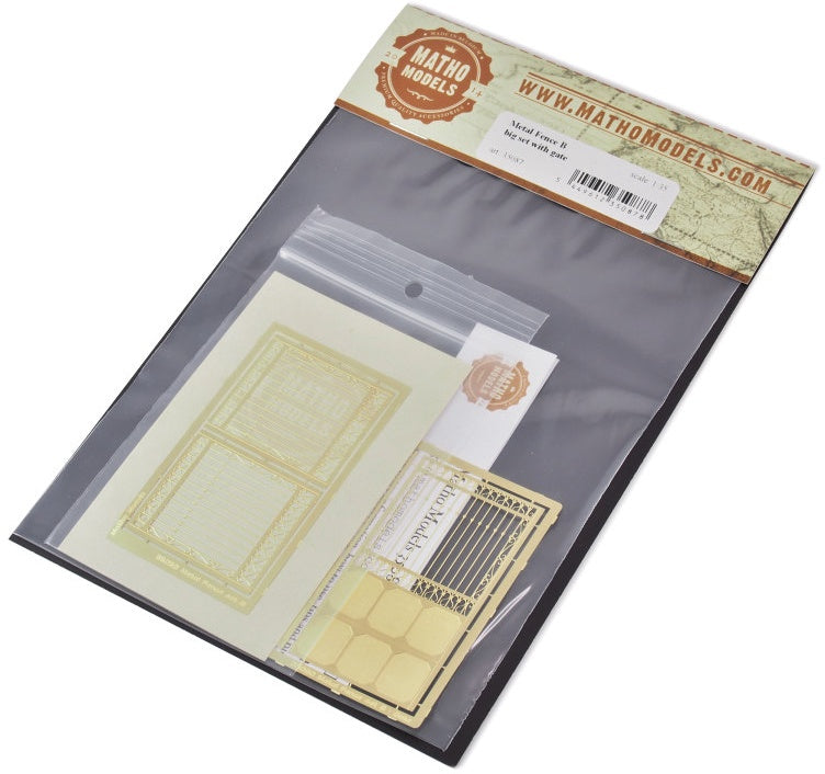 Matho 1/35 Metal Fence B - big set with gate