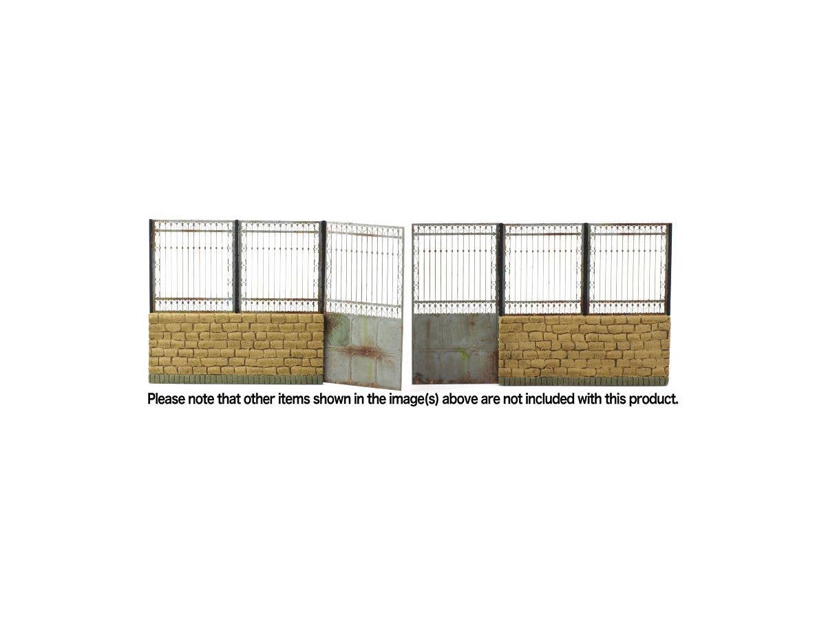 Matho 1/35 Metal Fence B - big set with gate | 5449612350878