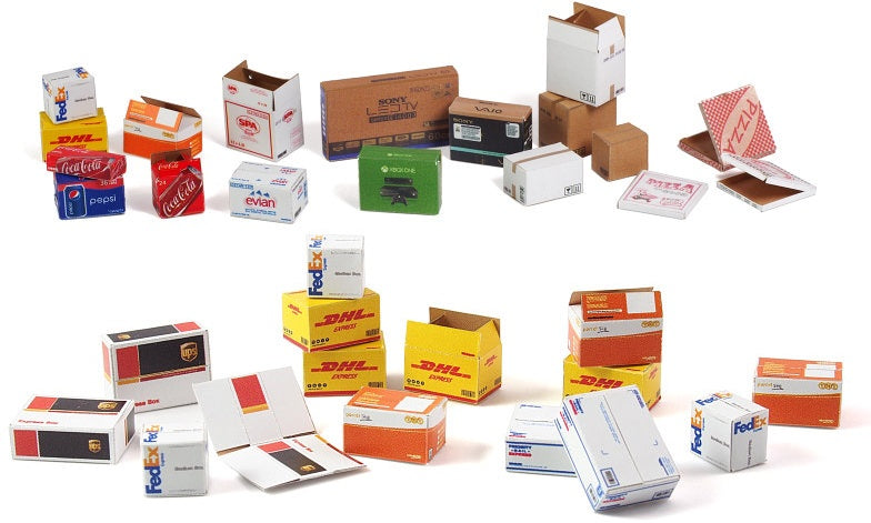 Matho 1/35 Cardboard Boxes - BIG SET 2