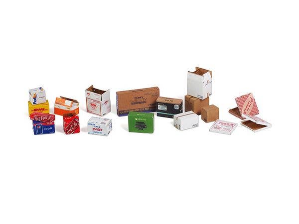 Matho 1/35 Cardboard Boxes - BIG SET 2 | 5449612350915