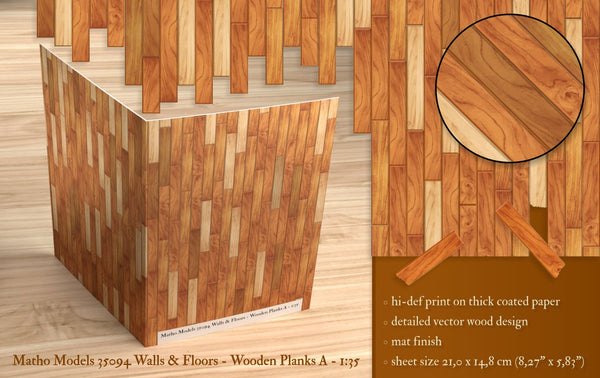 Matho Walls & Floors - Wooden Planks A