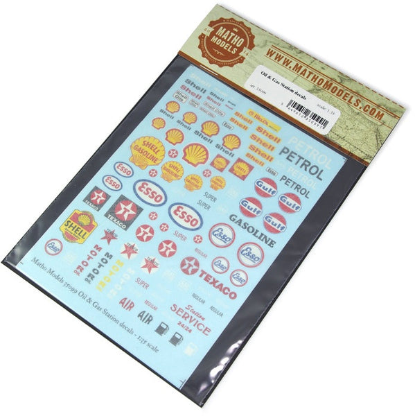 Matho 1/35 Oil & Gas Station decals