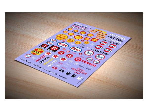 Matho 1/35 Oil & Gas Station decals | 5449612350991