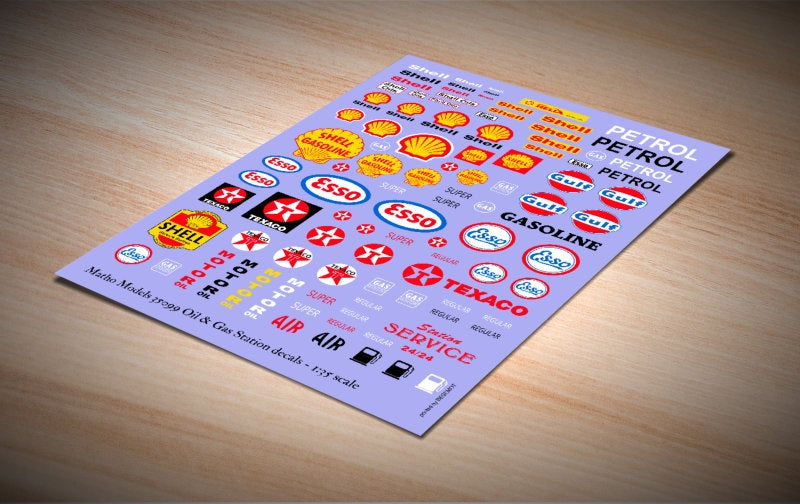 Matho 1/35 Oil & Gas Station decals
