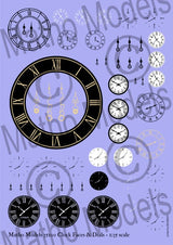Matho 1/35 Clock Faces & Dials
