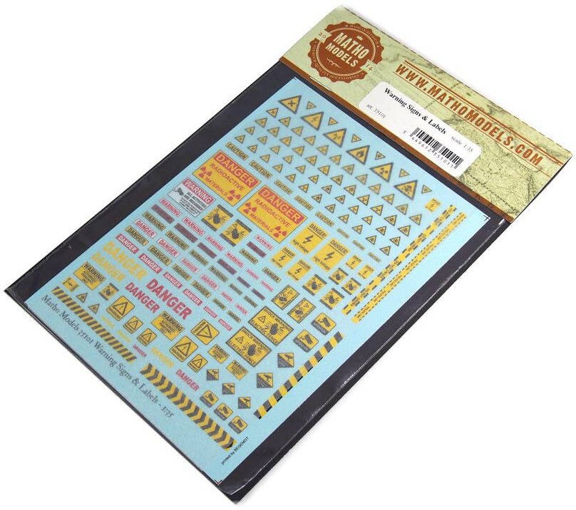 Matho 1/35 Warning Signs & Labels | 5449612351011