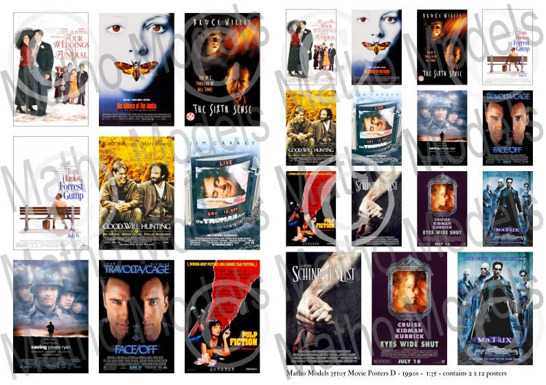 Matho 1/35 Movie Posters - BIG SET