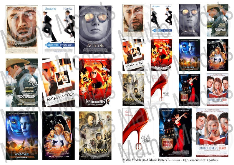 Matho 1/35 Movie Posters - BIG SET