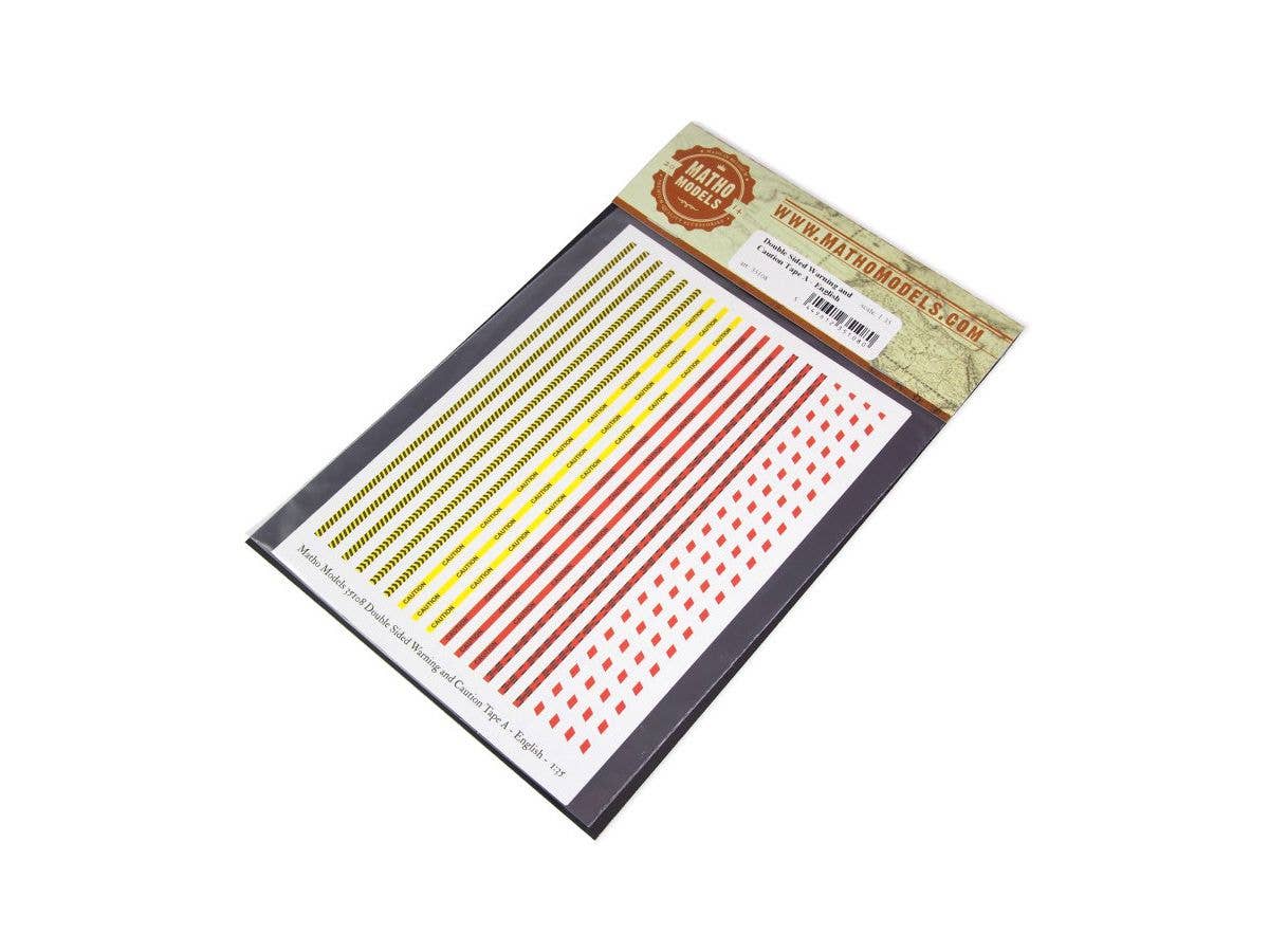 Matho 1/35 Double Sided Warning and Caution Tape A - English | 5449612351080