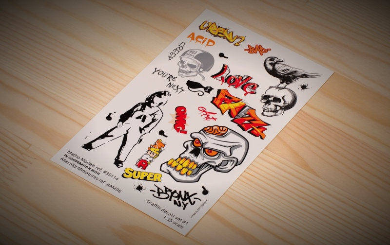 Matho Graffiti Decals Set 1