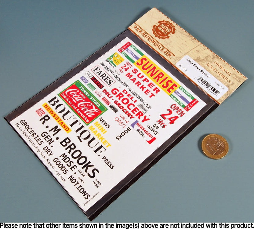 Matho 1/35 Shop Front Signs C