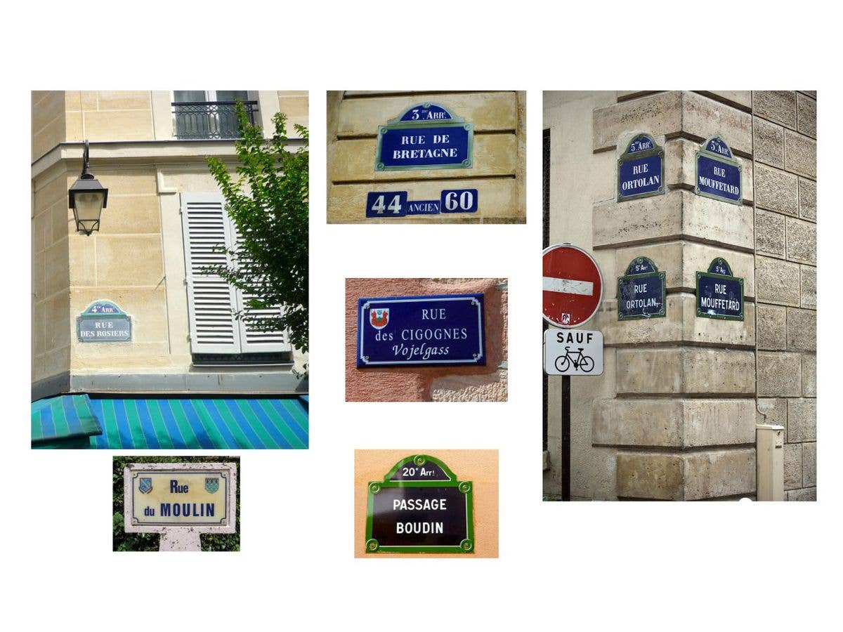 Matho 1/35 Street Name Signs A - French | 5449612351233