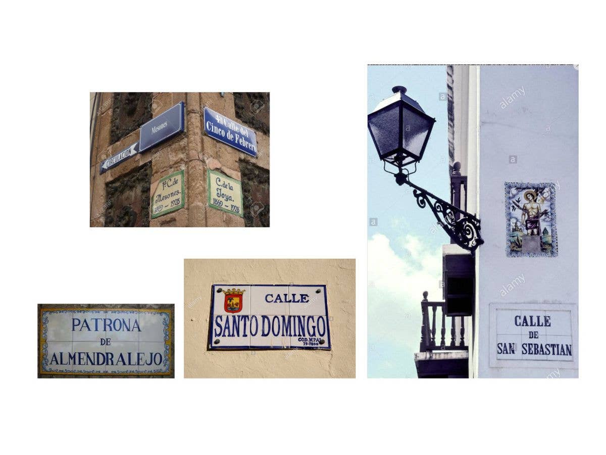Matho 1/35 Street Name Signs D - Spanish | 5449612351264