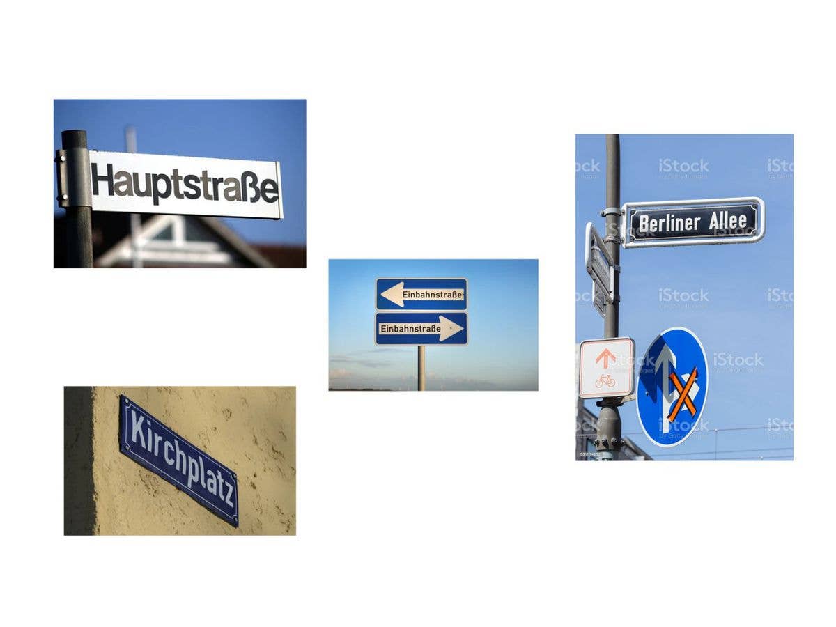 Matho 1/35 Street Name Signs E - German | 5449612351271