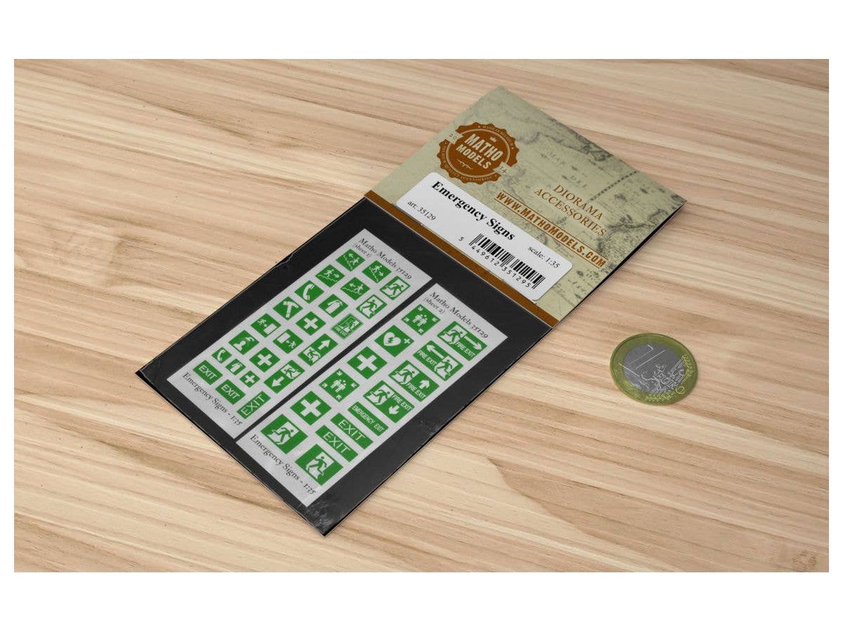 Matho 1/35 Emergency Signs | 5449612351295