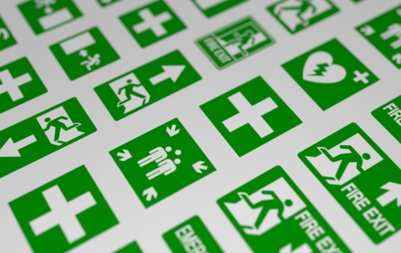 Matho 1/35 Emergency Signs