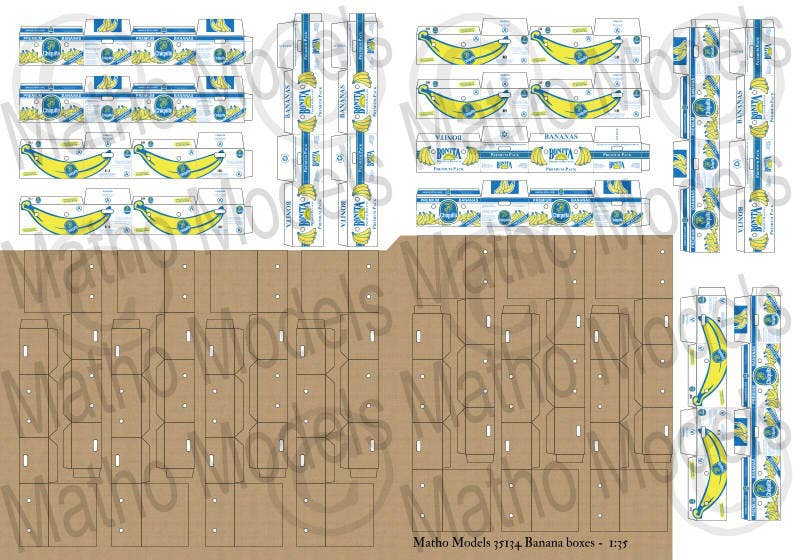 Matho Banana boxes | 5449612351349
