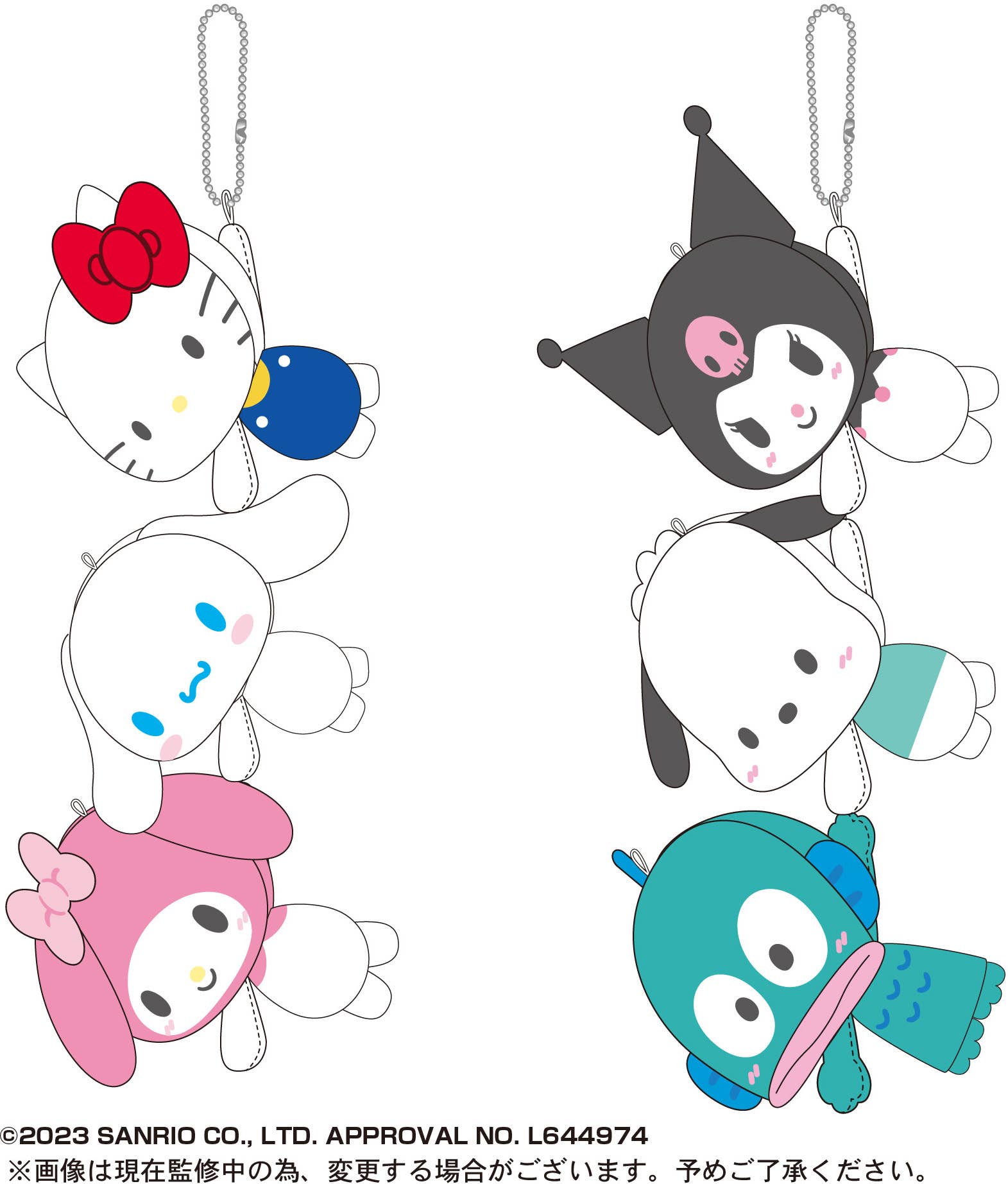 16 directions SANRIO CHARACTERS TETE KORE | 4580683618038