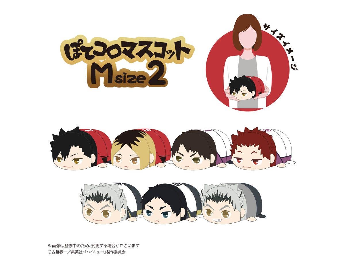 Haikyu POTE KORO MASCOT Msize 2 (Item E) | 4580683628006